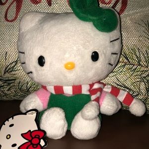 Sanrio Hello Kitty Christmas Plush with Scarf 6inch NEW!